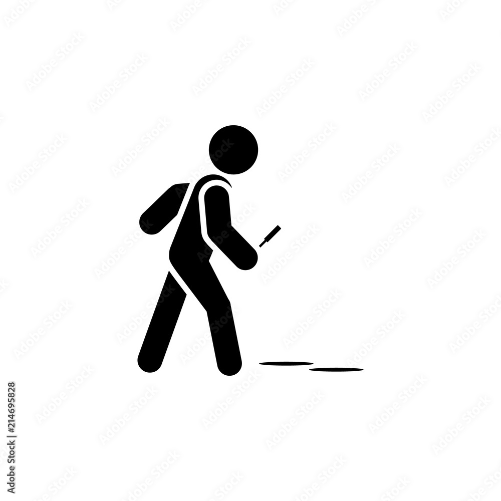 Poster detective take trace icon. element of detective icon for mobile concept and web apps. glyph detectiv