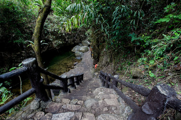 Chanthaburi Waterfall National Park National Park(Pliw waterfall), River, and Sculpture Garden