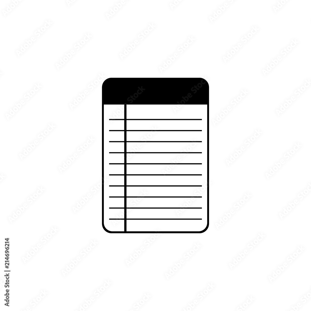 Poster notebook icon. element of web icon for mobile concept and web apps. glyph notebook icon can be used 