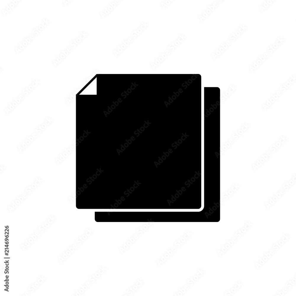 Aufkleber paper icon. element of web icon for mobile concept and web apps. glyph paper icon can be used for we