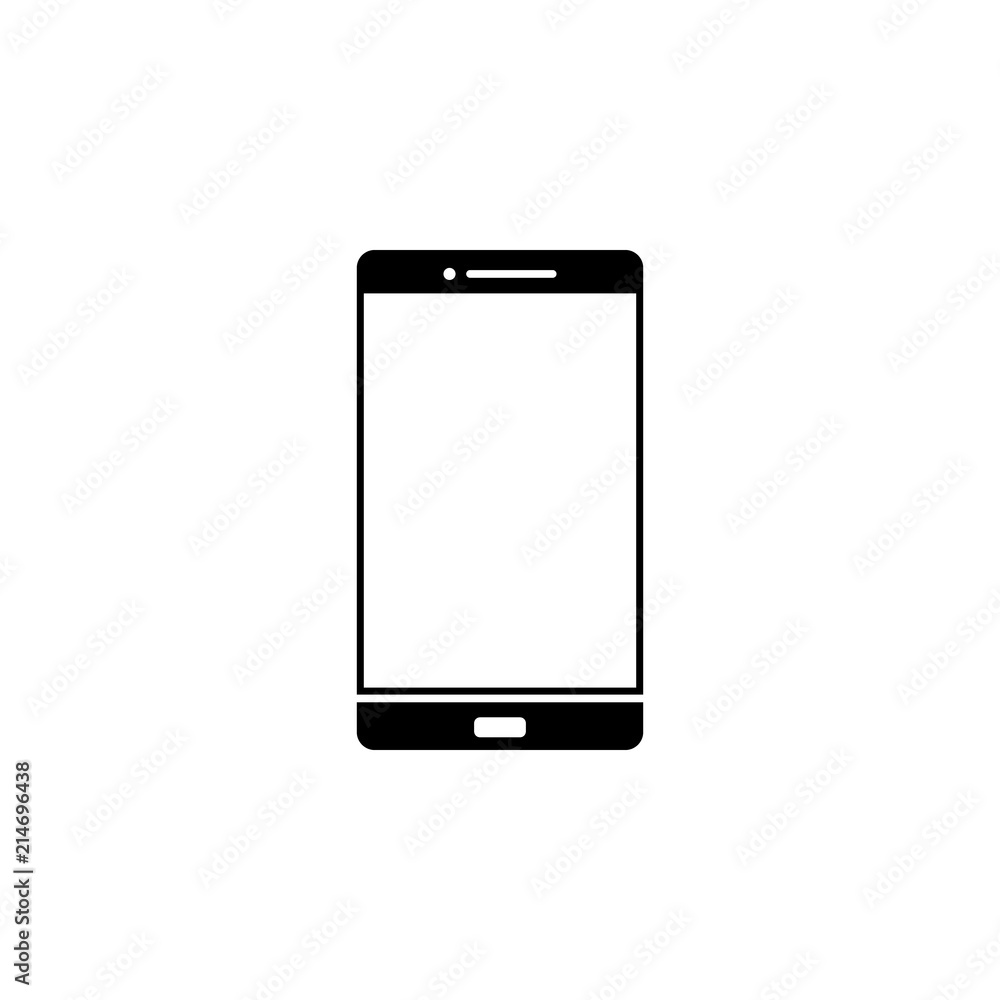 Aufkleber smart phone icon. element of web icon for mobile concept and web apps. glyph smart phone icon can be