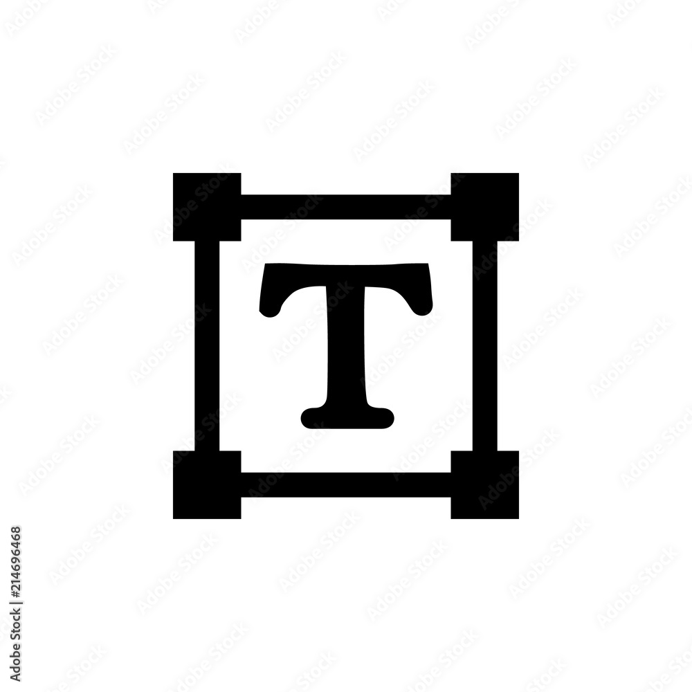 Aufkleber editing text sign icon. Element of web icon for mobile concept and web apps. Glyph editing text sign icon can be used for web and mobile