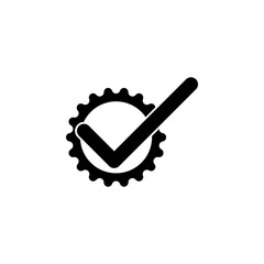 Confirm Settings icon. Element of web icon for mobile concept and web apps. Glyph Confirm Settings icon can be used for web and mobile