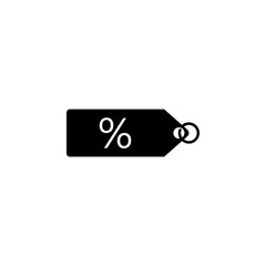 percentage tag icon. Element of web icon for mobile concept and web apps. Glyph percentage tag icon can be used for web and mobile