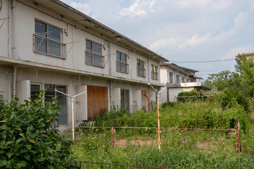 A fixed apartment complex for demolition / Matsubara apartment complex in Soka city, Saitama, Japan