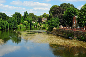 Fototapeta na wymiar River Wye in Hereford