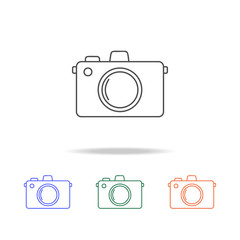 Photocamera line icon. Elements of journey in multi colored icons. Premium quality graphic design icon. Simple icon for websites, web design, mobile app, info graphics