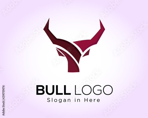 Simple Abstract Bull Logo Stock Image And Royalty Free