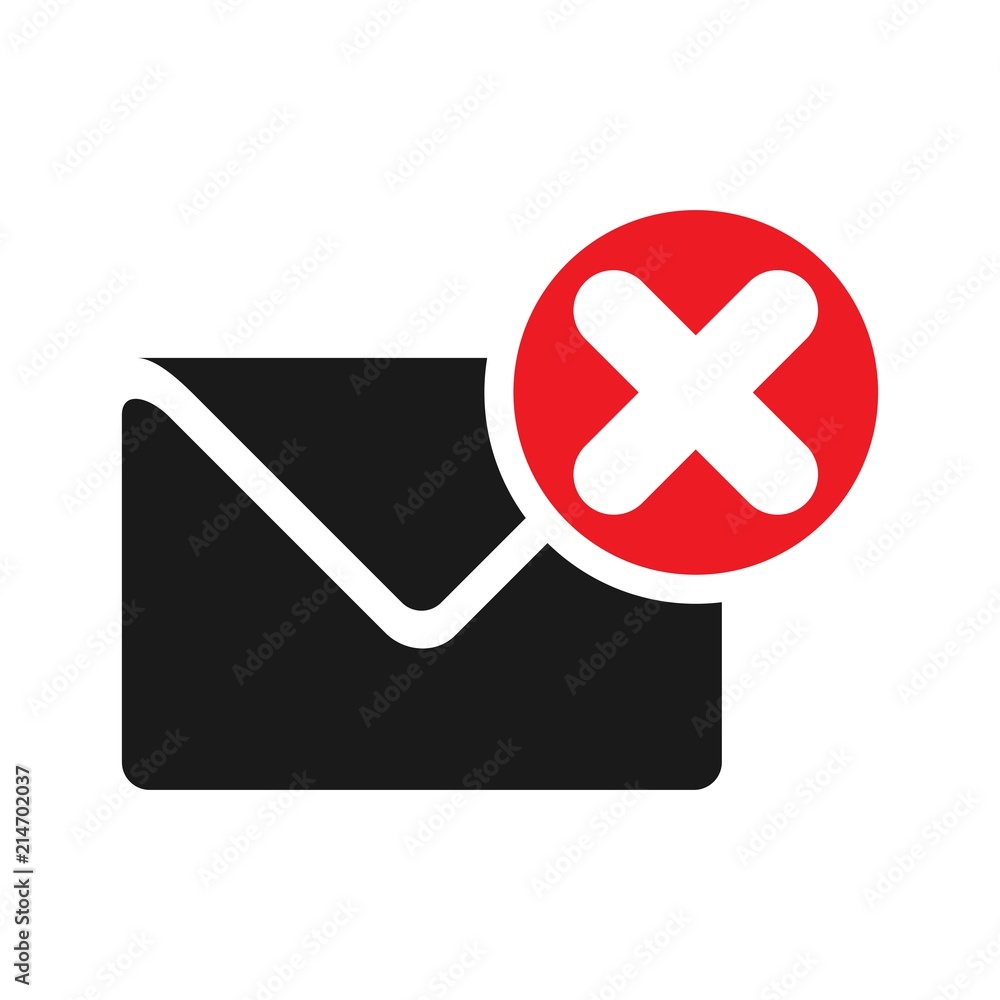 Poster Mail logo. Letter Icon. envelope and post symbol. Vector eps 08.