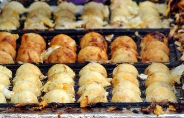 Cooking Japanese Squid Balls