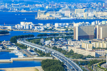 Obraz premium 福岡の都市風景