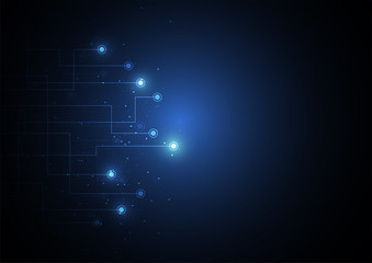Internet connection, abstract sense of science and technology graphic design.
