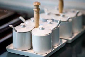 Cups, seasoning, various sizes Mostly found in restaurants, cafes and desserts.