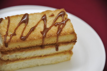 チョコレートトースト