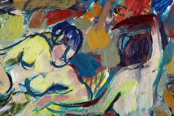 painting nude