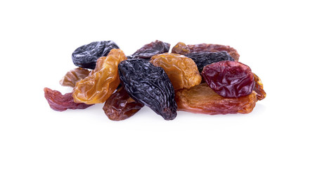 raisin is a dried grape isolated on white background
