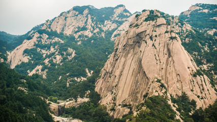 Tianzhu Peak of Mount Tai, only can be seen from a special route for few hikers to explore 