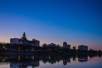 Saskatoon at night