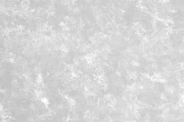 Brilliant white snow. The texture of the winter cover for the New Year's postcard.