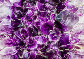 Amethyst mineral specimen/ amethyst mineral specimen pink blue purple violet for background texture