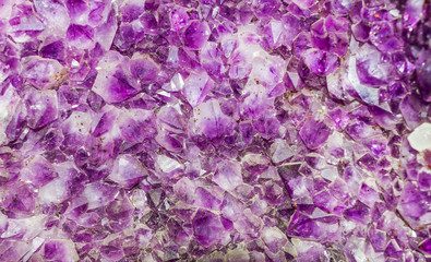 Amethyst mineral specimen/ amethyst mineral specimen pink blue purple violet for background texture