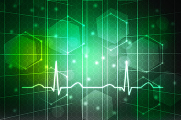 2D illustration medical structure background