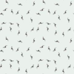 Obraz na płótnie Canvas Military camouflage seamless pattern in ivory-white and different shades of grey color