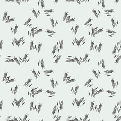 Fototapeta na wymiar Military camouflage seamless pattern in ivory-white and different shades of grey color
