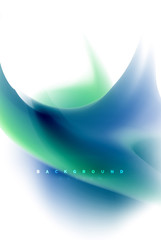 Holographic fluid colors flow, colorful liquid mixing colours motion concept