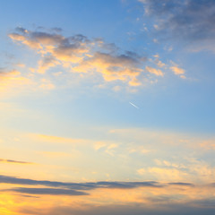 Clouds before the rain as a background