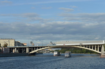 Novoandreevsky Bridge across the Moscow River