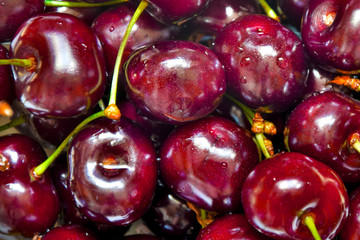 Ripe Red Cherries