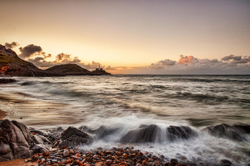 Bracelet Bay and The Mumbles Lighthouse