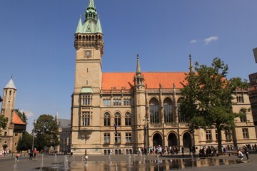 Fototapeta premium Braunschweiger Rathaus von Süden