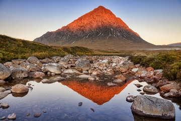 First Light on Buachaille Etive Mor © Colin & Linda McKie