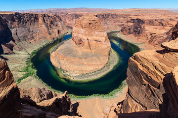 Horseshoe Bend, meander of Colorado River located near Page, Arizona, USA
