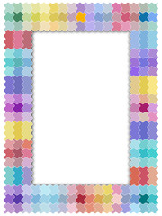 Abstract colorful frame