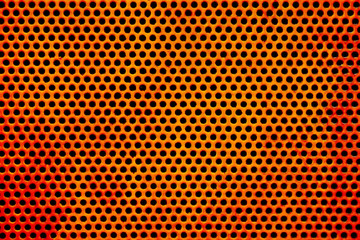 Steel grating background, rust color