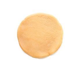 Delicious pancake on white background