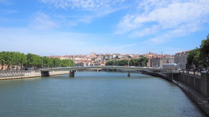 Obraz premium Lyon - Les quais du Rhône