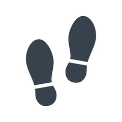 Footprint Icon Vector Template