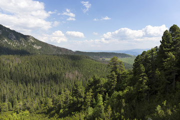 View on mountain Peaks of the High Tatras, Slovakia