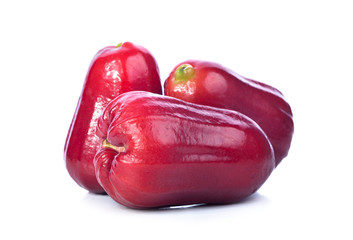 Rose apples isolate with white background