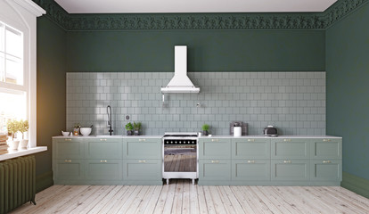 modern kitchen interior design.