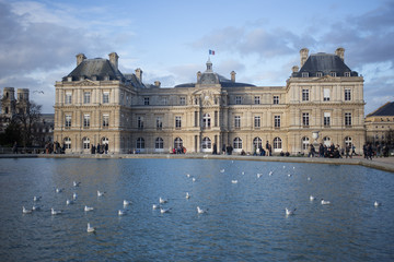 Fototapeta na wymiar Jardin de Luxembourg, Paris, France