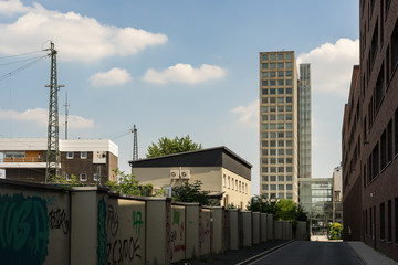 Dortmund, harenbaerg-Haus und Bahnhof