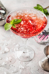 Fresh margarita cocktail