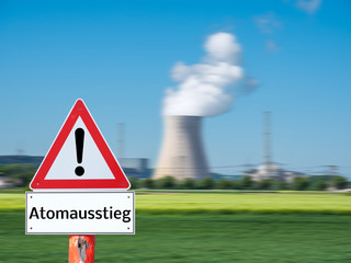 Atomausstieg Schild