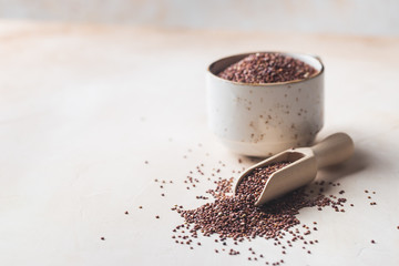 Healthy quinoa seeds