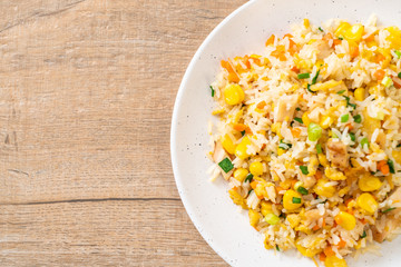 fried rice with chicken